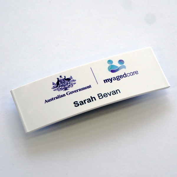 Curve25 Name Badge